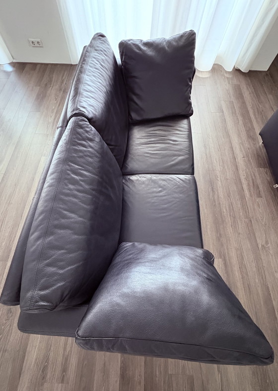 Image 1 of 2x 2.5 Leder Bizon Design Bankstel (Montel)