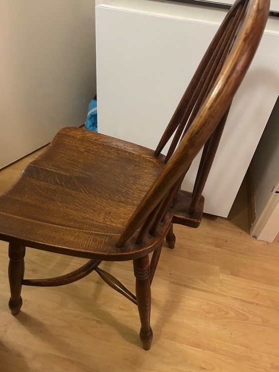 Image 1 of 4 Windsors eetkamerstoelen uit de jaren 50