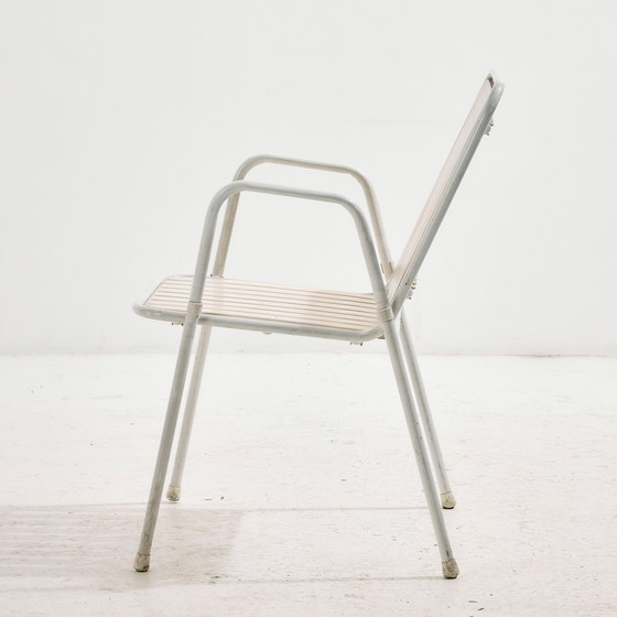 Image 1 of MK10930 Oostenrijkse stapelbare tuinstoel van Karasek