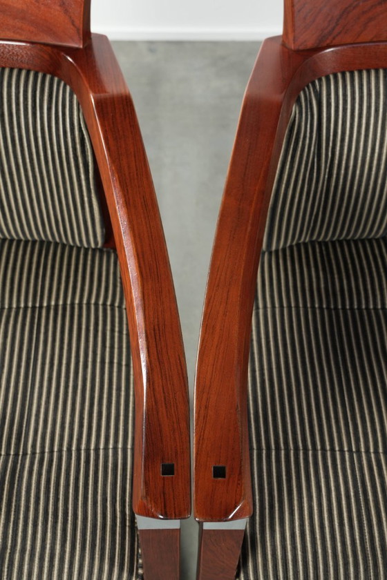 Image 1 of 4 x Fabric Schuitema designer dining chair with armrests from the Decoforma series