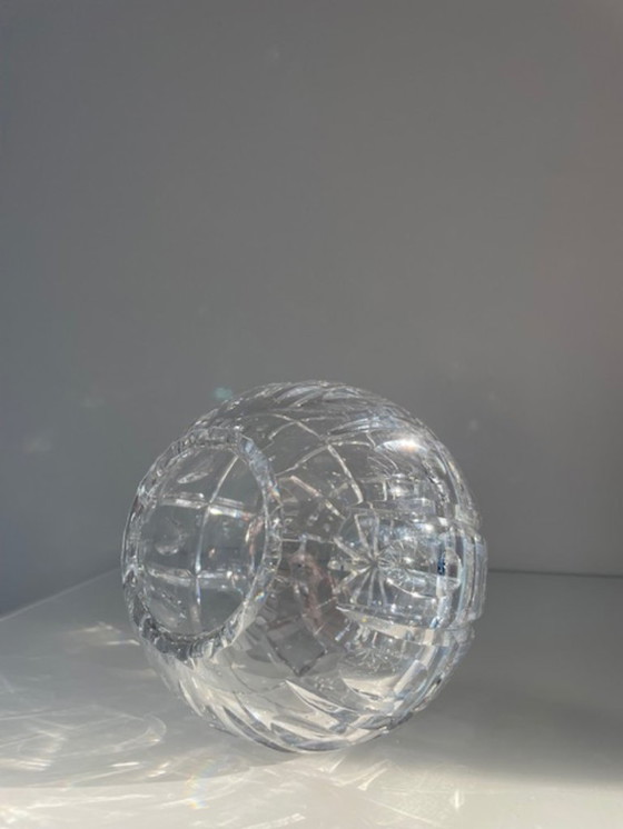 Image 1 of Cut crystal sphere vase