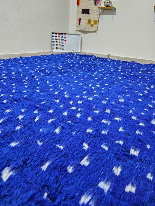 Berber Vloerkleed – Een sterrennacht geïnspireerd op Marokkaanse kunst 200/300cm – vloerkleden en tapijten (photo 2 of 12)
