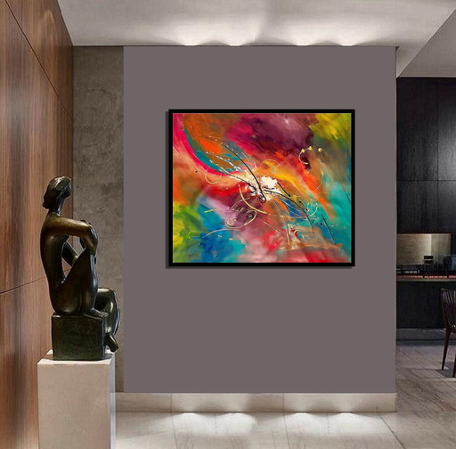 Artist canvas - Jan MARTI - Abstract M2737 XXL