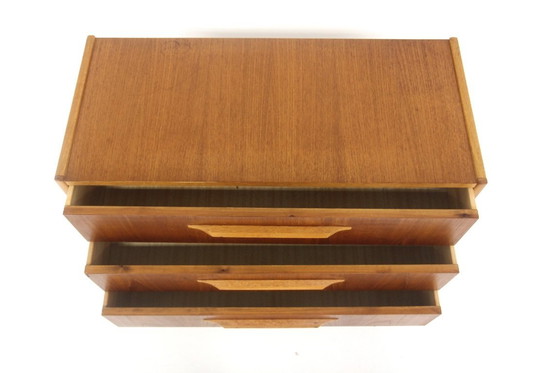 Image 1 of Cómoda escandinava de teca y roble, Suecia, 1960