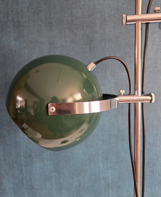 Image 1 of Vintage floor lamp - Gepo - 1970s - Green