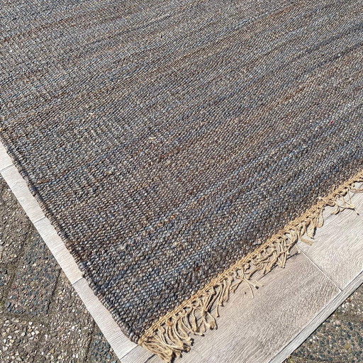 Brinker Carpets Festival Jute Slam Ink Blue Vloerkleed - 200x290cm