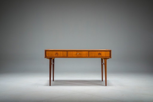 Mid-Century Teak Desk attributed to Bartels Works, 1960s