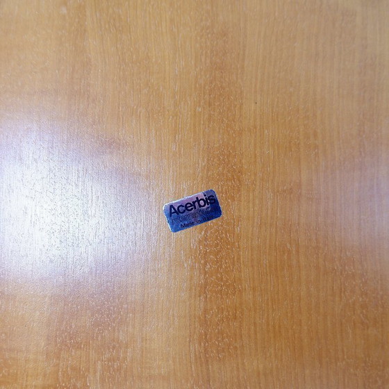 Image 1 of Holztisch von De Pas, D'Urbino, Lomazzi, hergestellt von Acerbis, 1960er Jahre, Italien