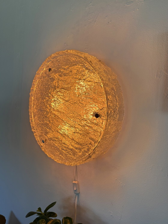 Image 1 of Tabour XL iceglass wall/ceiling lamp, Kaiser Leuchte '70