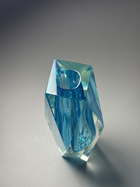 Image 1 of Vase by Flavio Poli for Seguso - Murano, Italy, 1960s