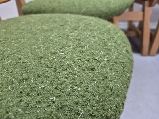 Image 1 of Set brutalista (6) sedie. Sedia da pranzo spagnola a 'spina di pesce'.