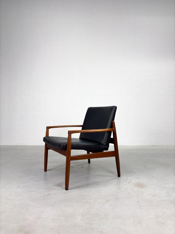'Viken' Armchairs by Tove & Edvard Kindt Larsen for OPE – Leather, Wood (photo 13 of 20)