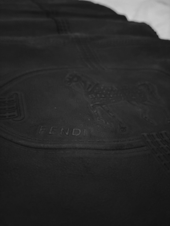 Image 1 of Leather FENDI saddlebag