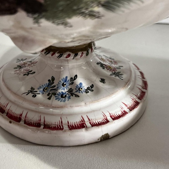Vases couverts de Joseph Gaspard Robert pour Faïencerie de Marseille, 18e siècle, lot de 2 – Ceramic (photo 12 of 22)
