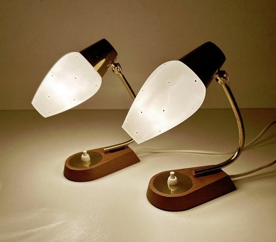 Image 1 of 2x lampes de table danoises