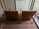 2 Arco Spine Fauteuils Cognac Leer 