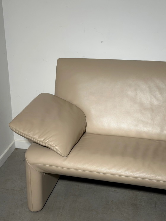 Jori Linea Sofa Set 3 + 2 Cream Leather (photo 6 of 10)