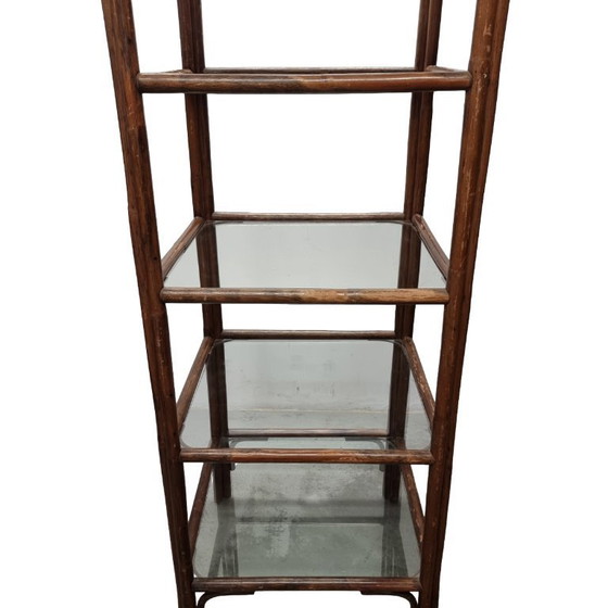 Image 1 of Grote vierkante Rotan etagere