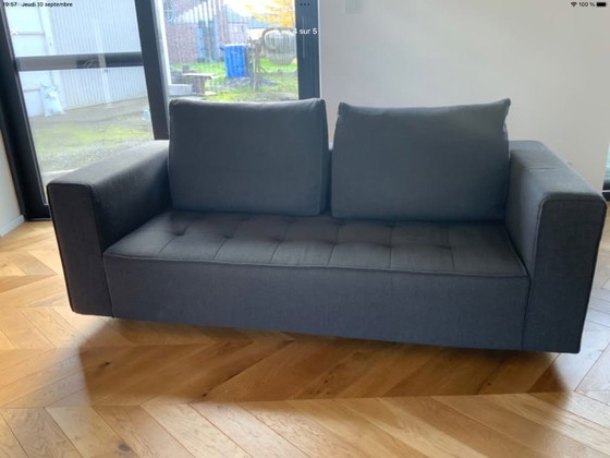 Kilt Sofa aus Touareg-Stoff 190cm / 84cm – Zanotta, Textile (photo 2 of 5)