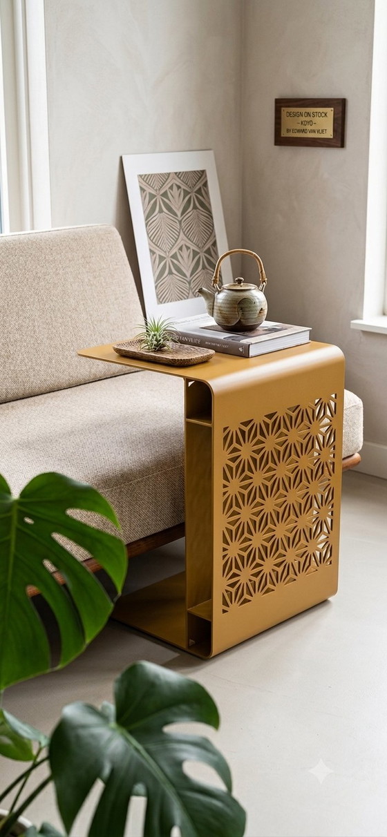 Design On Stock – Koyo Bijzettafel (Mustard) - Als Nieuw! – Metal (photo 2 of 5)
