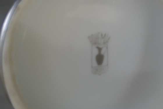 Image 1 of Vintage Bohemia Patent Vase Porcelain