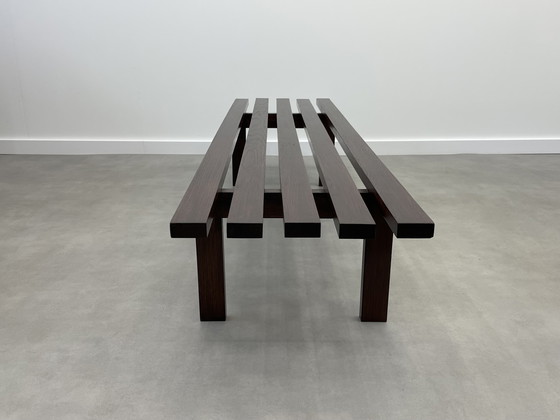 Image 1 of Panca vintage in legno massello con doghe