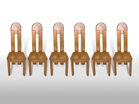 6x De Puydt Eetkamerstoelen – Wood (photo 2 of 29)