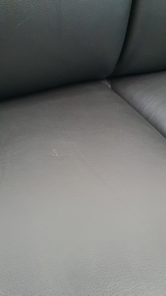 Image 1 of Asienta Design Sofa 3Z Black Leather Wilkhahn Jehs & Laub 2019