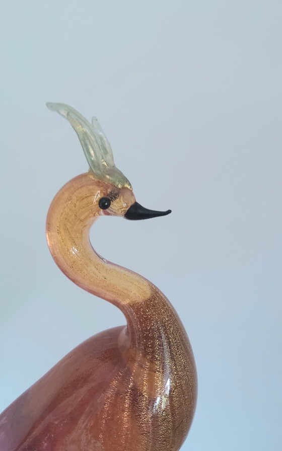 Image 1 of Pauw Murano glas Formia Bladgoud
