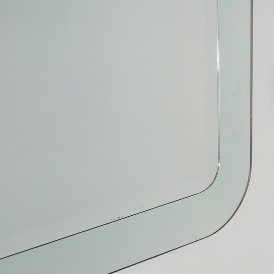 Image 1 of Square wall mirror with beveled edges, 1970s