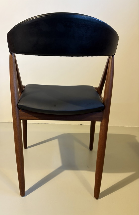 Image 1 of Sillas de comedor Kai Kristiansen modelo 31. Madera de teca