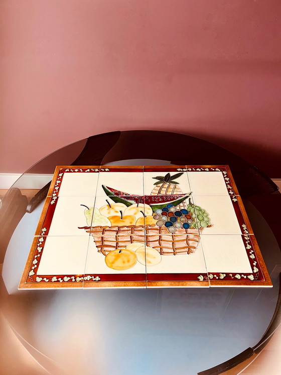 Image 1 of Majolica fruit basket "tiles"