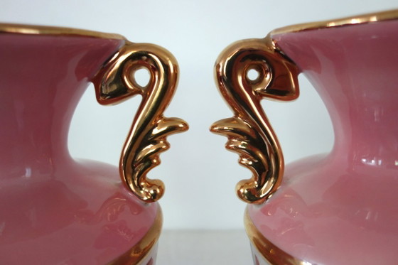 Paire de vases italien en céramique années 50 – le tre torri, Ceramic (photo 5 of 14)