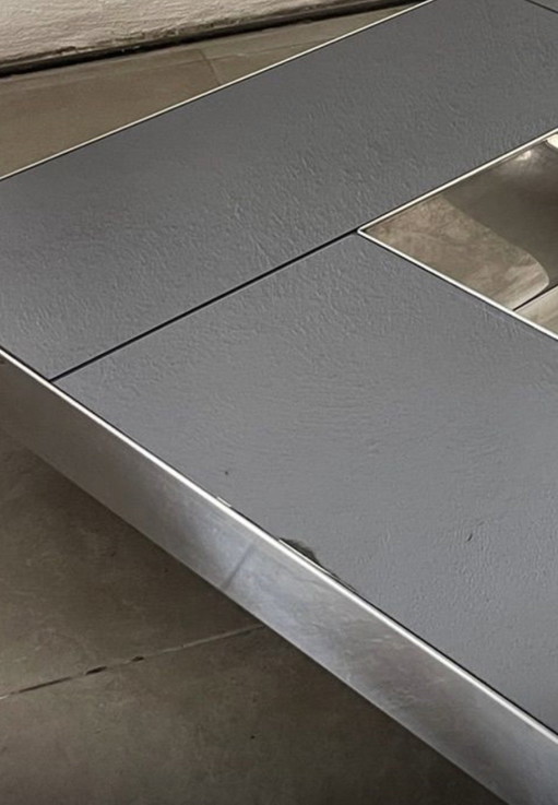 Tabel gemaakt door Gianni Ausenda voor Ny Form – bijzettafels, Glass, Metal (photo 2 of 7)
