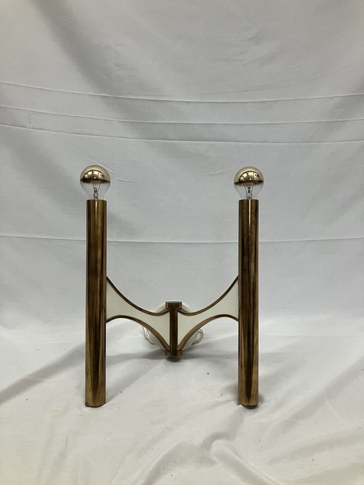 Lámpara de pared vintage Gaetano Sciolari para Sciolari Roma 1960