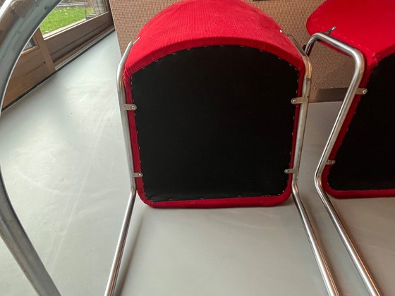 Image 1 of 5x Vintage Gispen 413 Dining Room Chairs