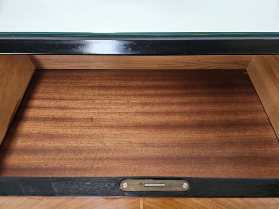 Image 1 of Commode en acajou du Mid Century des années 1950 avec miroir