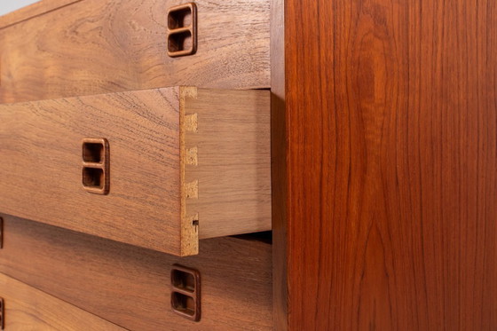 Image 1 of Cómoda danesa de teca de mediados de siglo, cómoda escandinava de los años 60