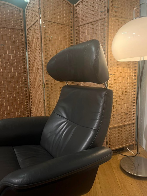 Image 1 of ZGAN Conform Time Out Fauteuil Zwart Leer
