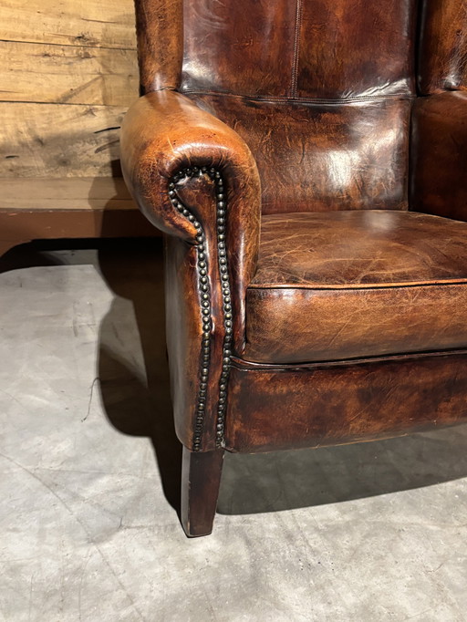 Schapenleren Dng Oorfauteuil