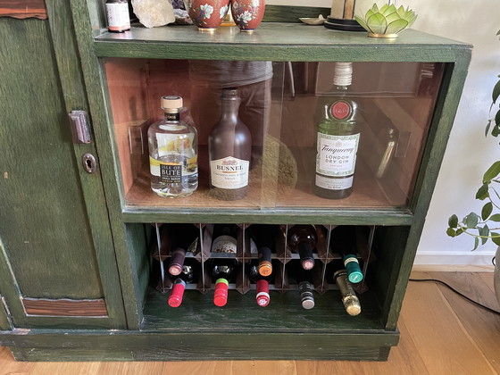 Image 1 of Vintage theekastje Amsterdamse School