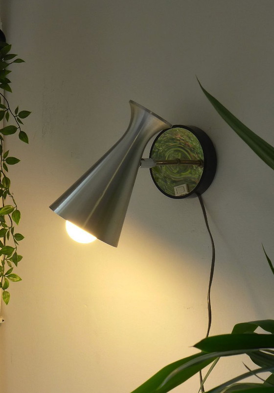 Space Age Wall Lamp Vintage Diabolo Spot 60s 70s Aluminum Mid Century Retro – Spot lights, Aluminium (photo 4 of 9)