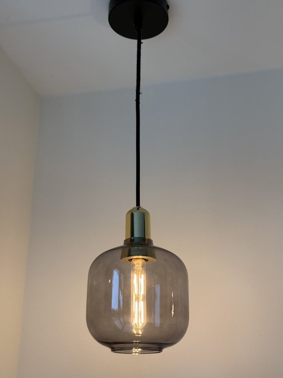 Image 1 of 2x Amp lamp rook/messing Norman Copenhagen