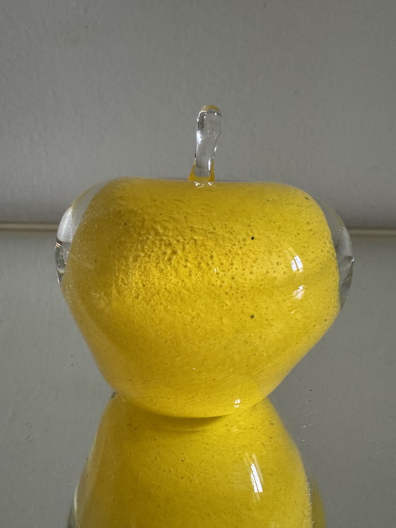 Image 1 of Mela in vetro soffiato IVV, Italia anni '70