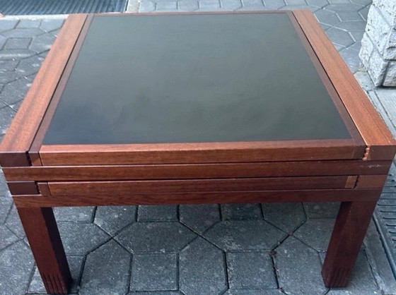 Tavolino da caffè modulare in legno con piani reversibili, Bernard Vuarnesson, Tavolini da caffè, Crema, Design (foto 5 di 5)