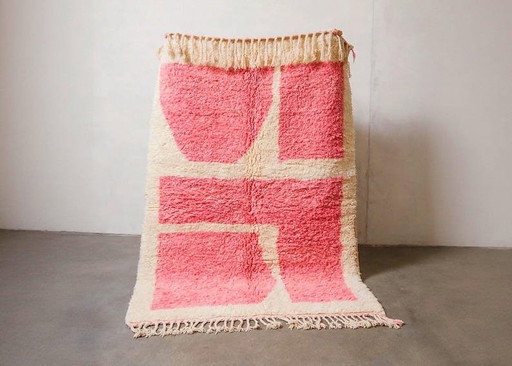 Authentiek traditioneel handgeweven Berberkleed 150/250 cm – Ahrend, vloerkleden en tapijten, Wool