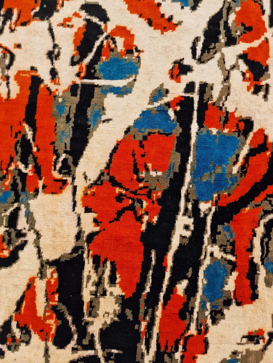 Image 1 of Jackson Pollock Künstlerteppich Moderne Zeitgenössische Handgeknüpfte Wolle auf Baumwolle 280 x 200 cm