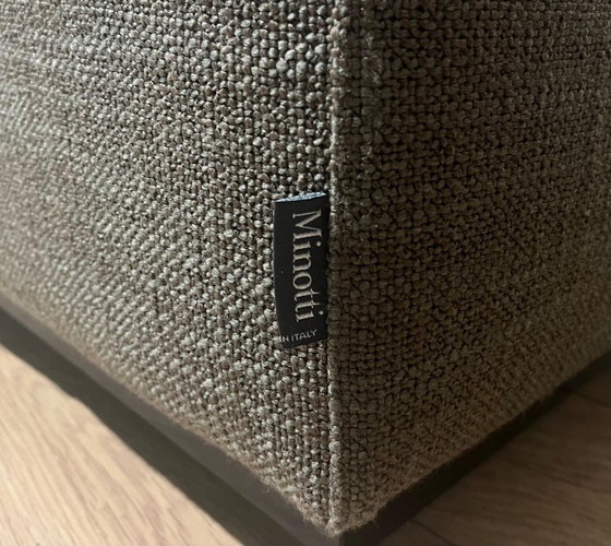 Image 1 of Wie neu Minotti Andersen Ecksofa Taupe + Ottomane