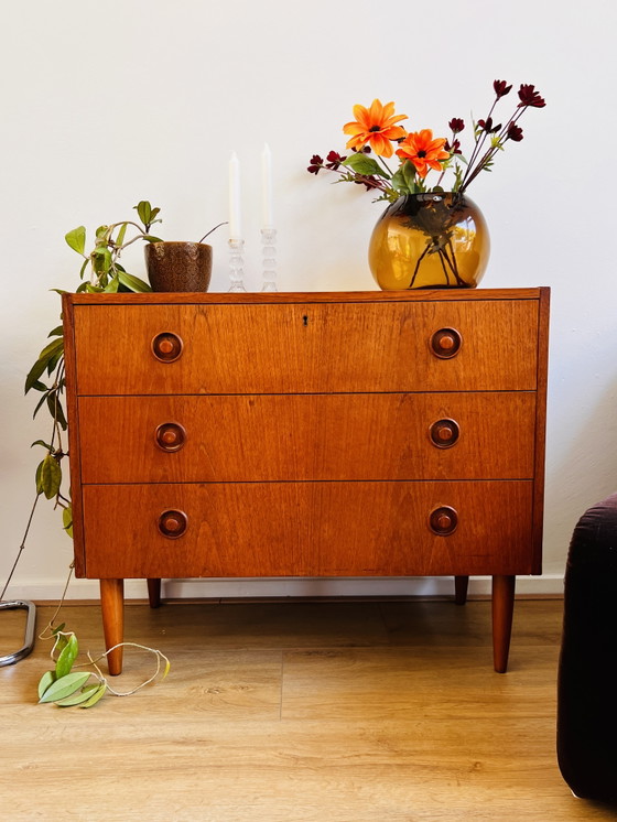 Image 1 of 🧡 Vintage Danish Teak Cabinet 1960s