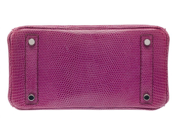 Image 1 of Sac HERMES Birkin 25 en Cuirs exotiques Violet - 103358